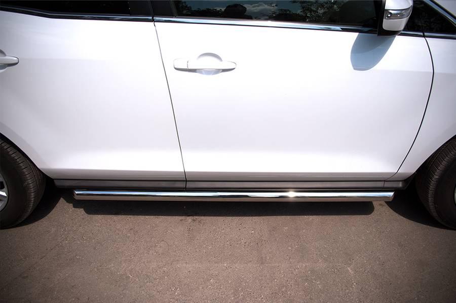 Пороги труба d57 вариант 1 для Mazda CX-7 2010, Slitkoff MC7T-0006431