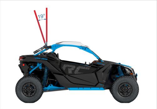 Держатель флагштока для CAN-AM Maverick X3 2017-, STORM, арт. MP 0480