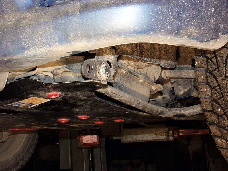 Защита картера и КПП для MAZDA Demio правый  руль 1996 - 2002, V-1.3, Sheriff, сталь 2,0 мм, арт. 12.0616