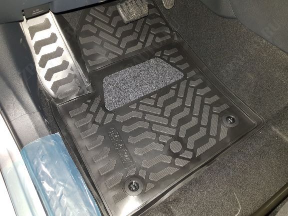 Ковры модельные (высокий борт) для Toyota CH-R (2016-) (3D с подпятником) , Элерон, арт. 61985