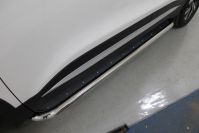 Пороги с площадкой (нерж. лист) 60,3 мм Chery Tiggo 7 PRO MAX 4WD 2025 арт. CHERTIG7PM25-12