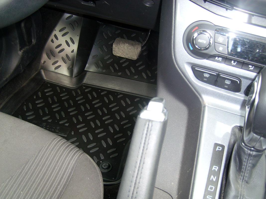 Ковры салонные модельные высокий борт 3D с подпятником для Ford Focus III 2011-, Элерон 60416