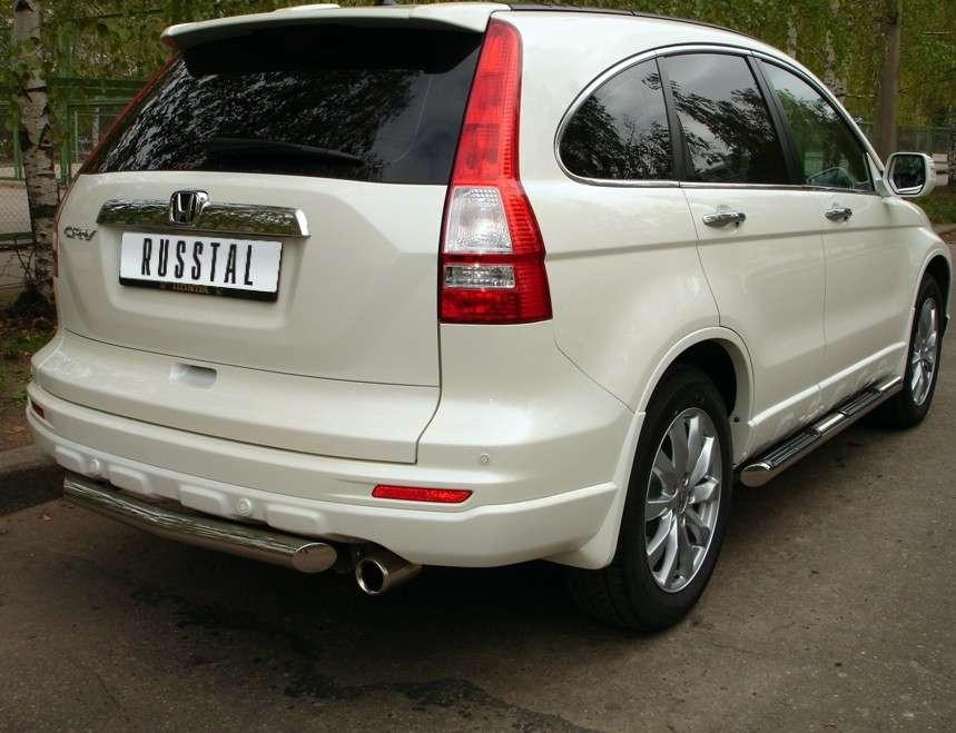 Защита заднего бампера d57 для Honda CR-V 2010, Slitkoff HNZ-000226