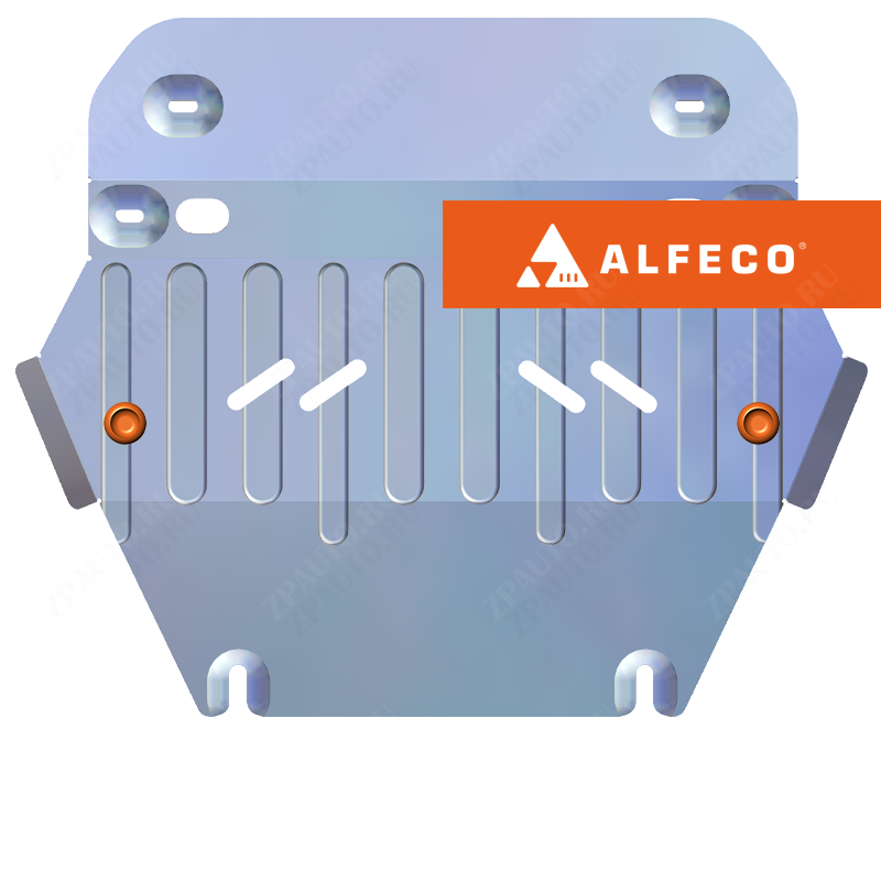 Защита  радиатора Isuzu D-Max 2012-2020 V-all , ALFeco, алюминий 4мм, арт. ALF6001al