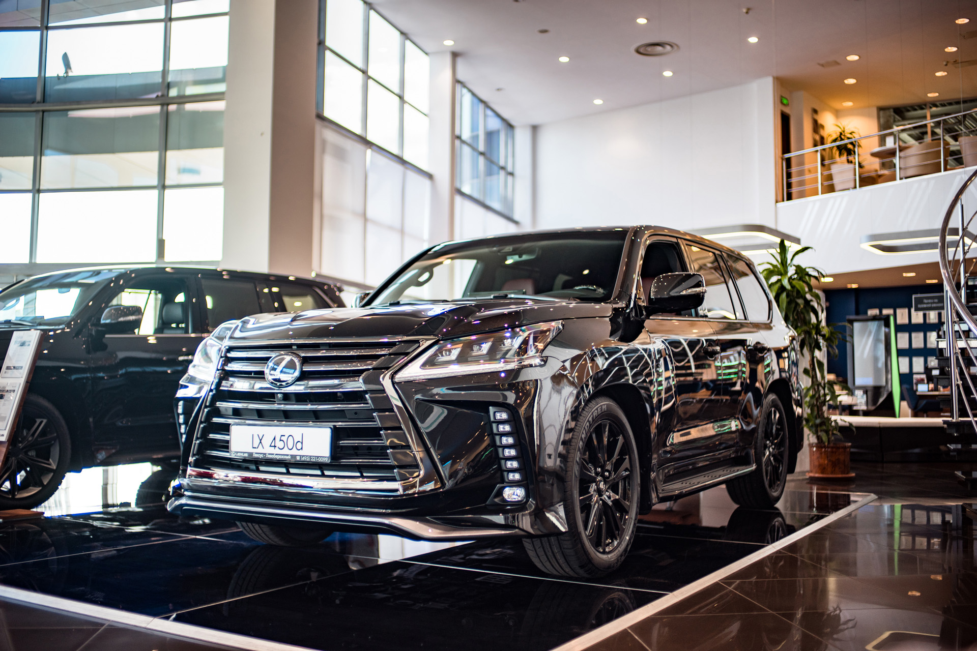 Облицовка переднего бампера в сборе с ПТФ и ДХО для Lexus LX 2015-2022, MTR, арт. MTR-J201-160143