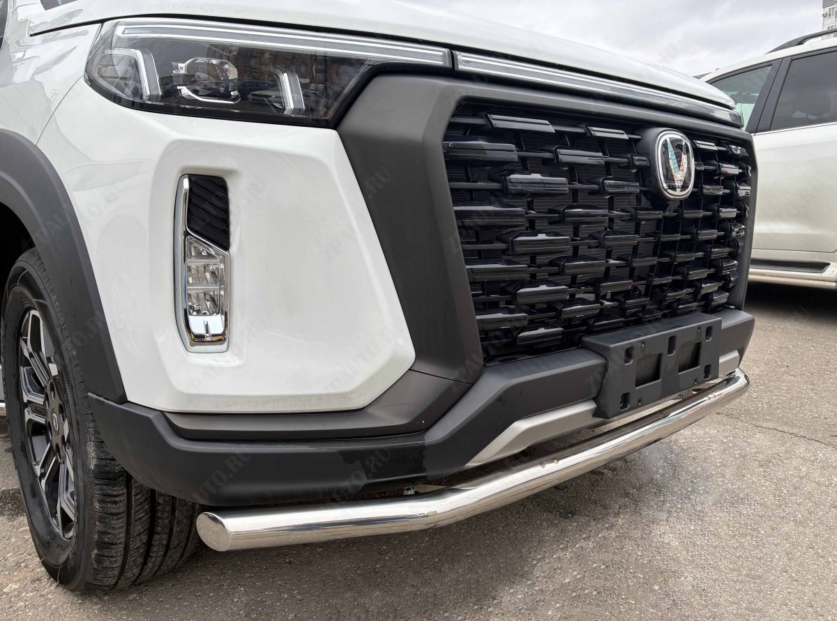 Защита переднего бампера  для автомобиля CHANGAN Hunter Plus 2022 арт. CGHTP.22.01