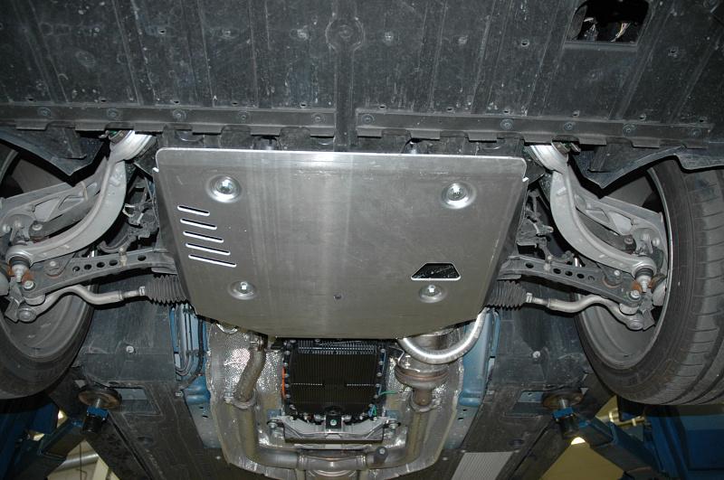 Алюминиевая защита картера на Jaguar XJ, алюминий 5 мм, Sheriff (Шериф) 28.1860