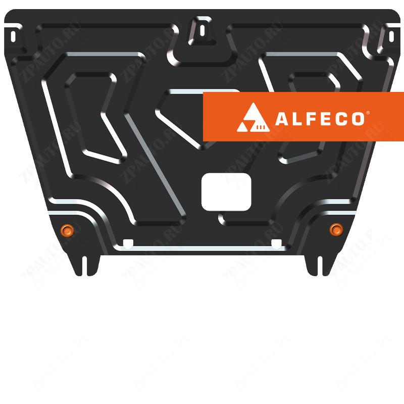 Защита  картера и КПП (установка на штатные точки) Hyundai Creta 2015-2021 V-all , ALFeco, сталь 1.5мм, арт. ALF1051st