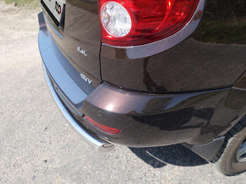 Накладка на задний бампер (шлифованная) для автомобиля Great Wall H5 2011-