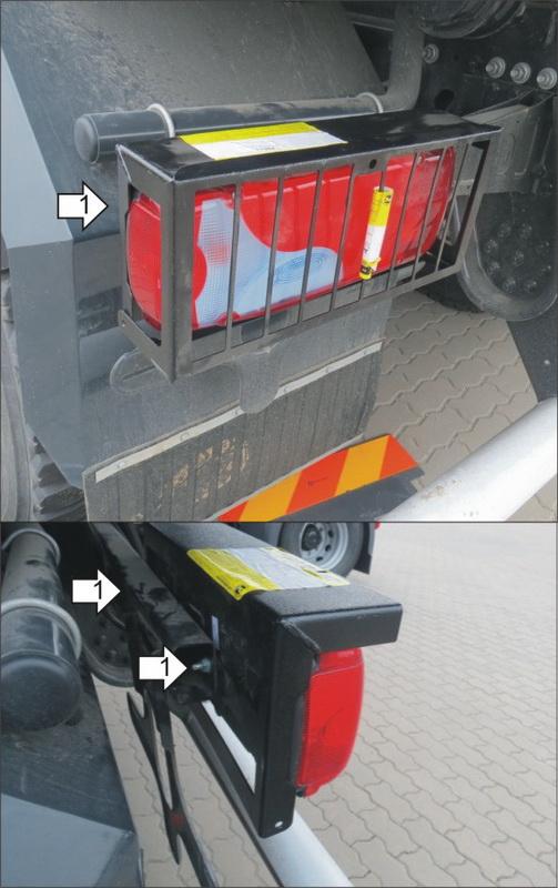 Защиты Грузовые Motodor (Осветительные приборы), 2 мм, Сталь оцинкованная для MAN TGS 2007- арт. 24811