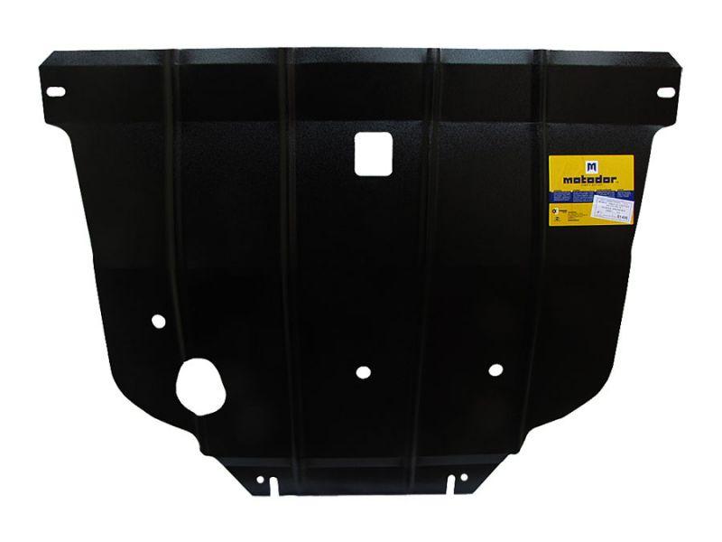 Защита двигателя, кпп стальная Motodor для Nissan Primera P12 2002-2009 (2 мм, сталь), 01406