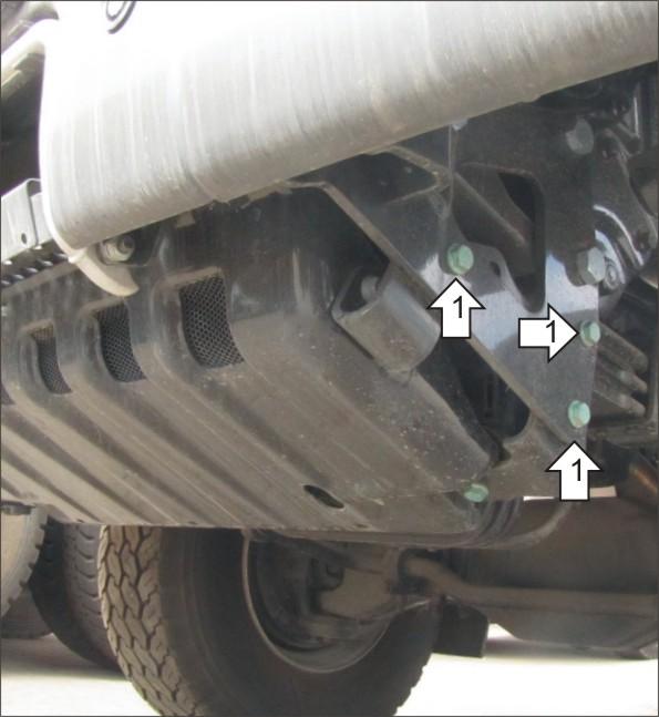 Защиты Грузовые Motodor (Радиатор, Змеевик компрессора), 6 мм, Сталь для MAN TGS 2007- арт. 24817