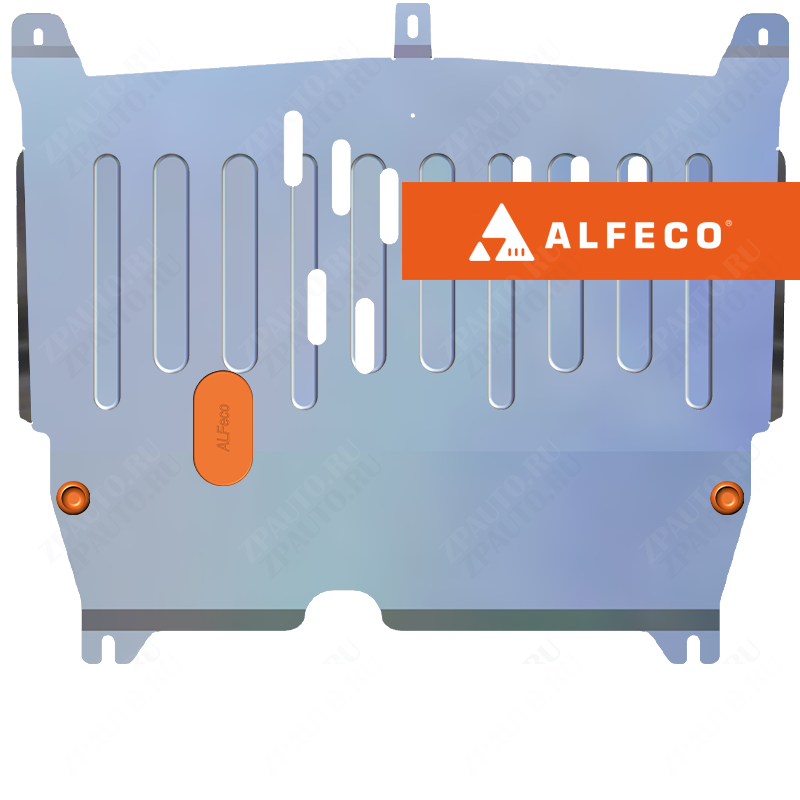 Защита  картера и КПП Toyota Aygo 2005-2014  V-all , ALFeco, алюминий 4мм, арт. ALF1701al-2