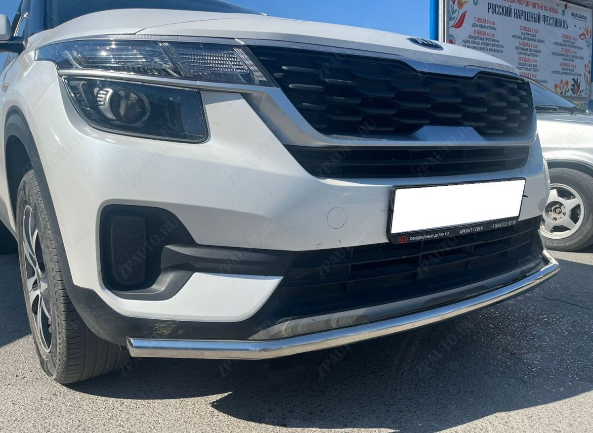Защита переднего бампера  для автомобиля KIA Seltos 2020 арт. KSL.20.01