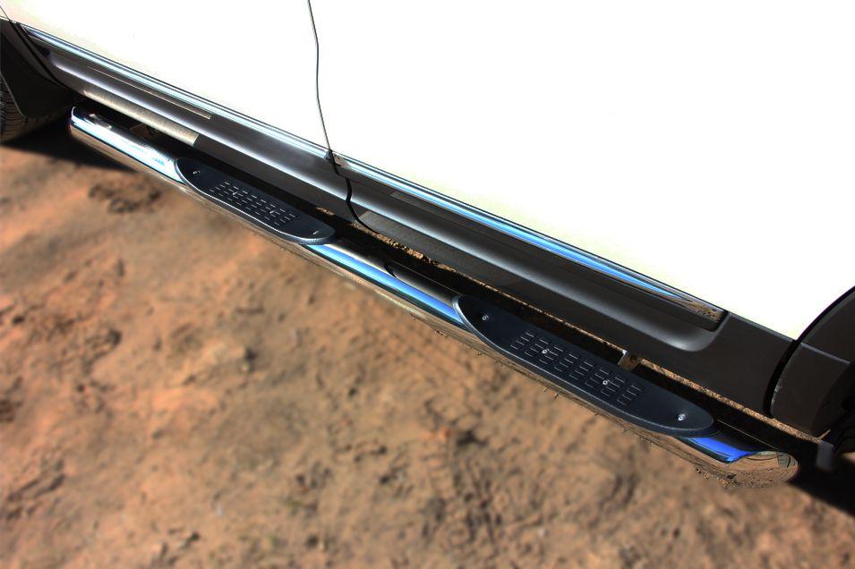 Пороги труба d76 с накладками вариант 1 для Ford Explorer 2012, Руссталь FET-0013131