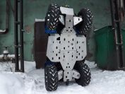 Комплект защиты квадроцикла CF Moto  X4 2016-, алюминий 4мм, ALFeco, арт. ALF14031al