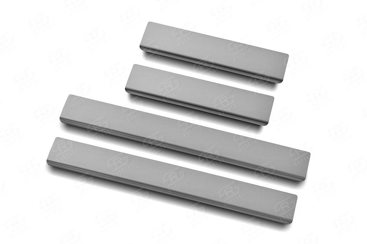 Накладки на пороги RUSSTAL (нерж., шлиф) LDXRYE17-02 для автомобиля LADA (ВАЗ) XRAY 2015-, Slitkoff