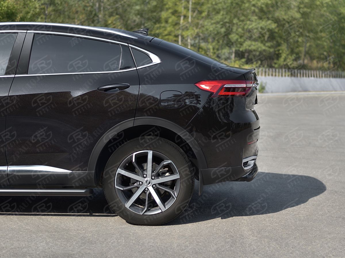 HAVAL F7X 1.5 4WD 2019-2022 Защита заднего бампера d57 дуга black HF7XZ-003843CH