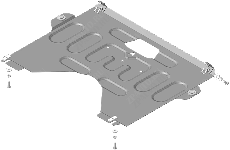 Защита АвтоСтандарт (Двигатель, Коробка переключения передач), 1, сталь для Nissan Teana  2014-2018 арт.51412
