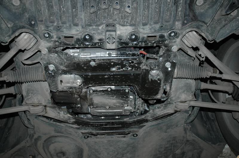 Алюминиевая защита картера и КПП на Mercedes-Benz GLK, алюминий 5 мм, Sheriff (Шериф) 13.2336