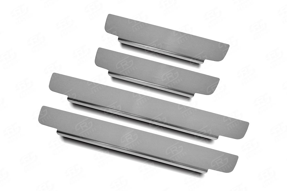 Накладки на пороги RUSSTAL (нерж., шлиф) HYTUC16-02 для HYUNDAI TUCSON 2015-2018