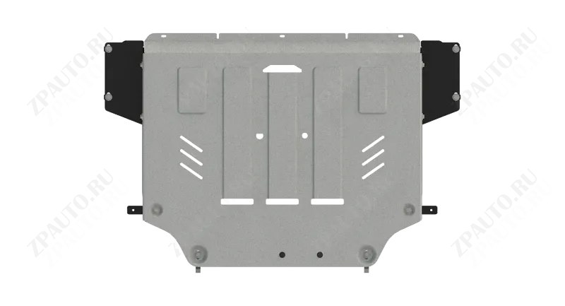 Защита картера и КПП для CHANGAN Uni-V  2023 -  V-1,5 AT FWD, Sheriff, алюминий 4 мм, арт. 28.5432