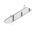 Защита алюминиевая Мотодор (Топливный бак), 5 мм, Алюминий для Dodge Ram 1500 2015-2018 арт. 32902
