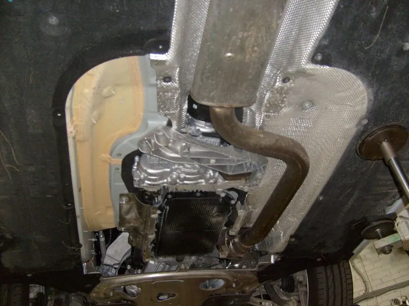 Защита КПП и РК для BMW 5 Series  2015 - 2017, V-2,2  (245 л.с.) АТ Xdrive, Sheriff, алюминий 4 мм, арт. 03.3137