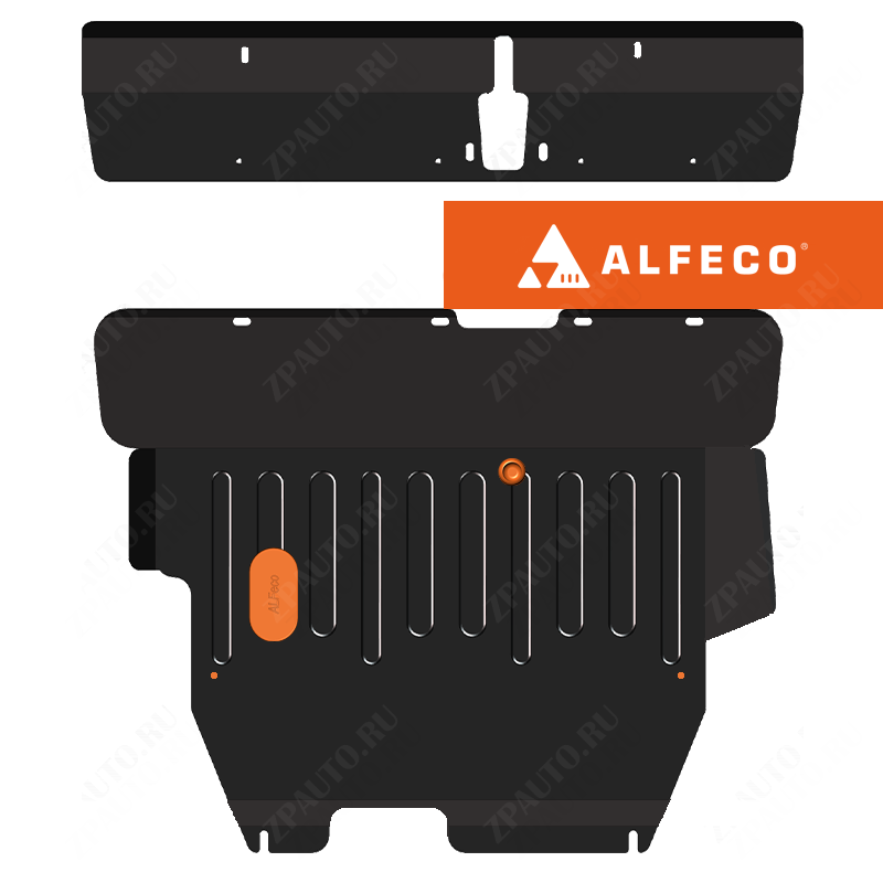 Защита  картера и КПП (2 части)   Mitsubishi Mirage Dingo 1998-2002 V-1,5, ALFeco, сталь 2мм, арт. ALF1429st