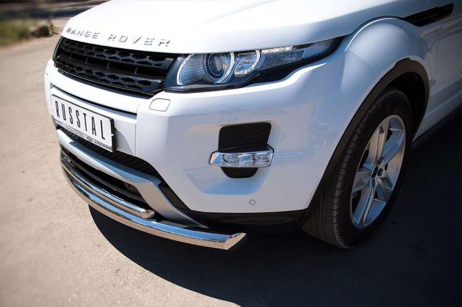 Защита переднего бампера d76/42 для Land Rover Evoque Dynamic 2011, Slitkoff REDZ-000656