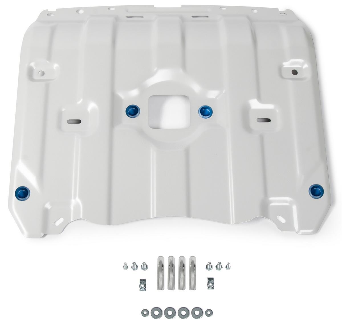 Защита радиатора и картера Rival для BMW X5 G05 (xDrive50i) 2018-н.в., штампованная, алюминий 3 мм, с крепежом, 333.0533.1