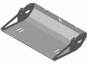 Защиты Грузовые Motodor (Радиатор, Змеевик компрессора), 6 мм, Сталь для MAN TGS 2007- арт. 24810