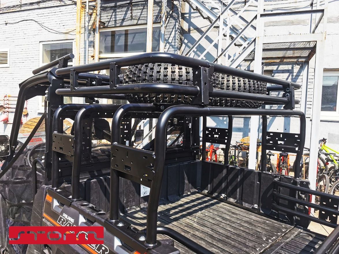 Багажная платформа для POLARIS Ranger 1000 XP 2017-2021, труба , STORM, арт. MP 0621