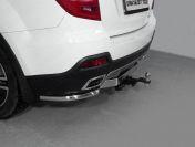 Защита задняя (уголки) 42,4 мм для автомобиля Lifan X60 2017-, TCC Тюнинг LIFX6017-23