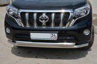 Защита переднего бампера d60/60 для Toyota Land Cruiser Prado 150 2013, TLCP150.14.03-2, Россия