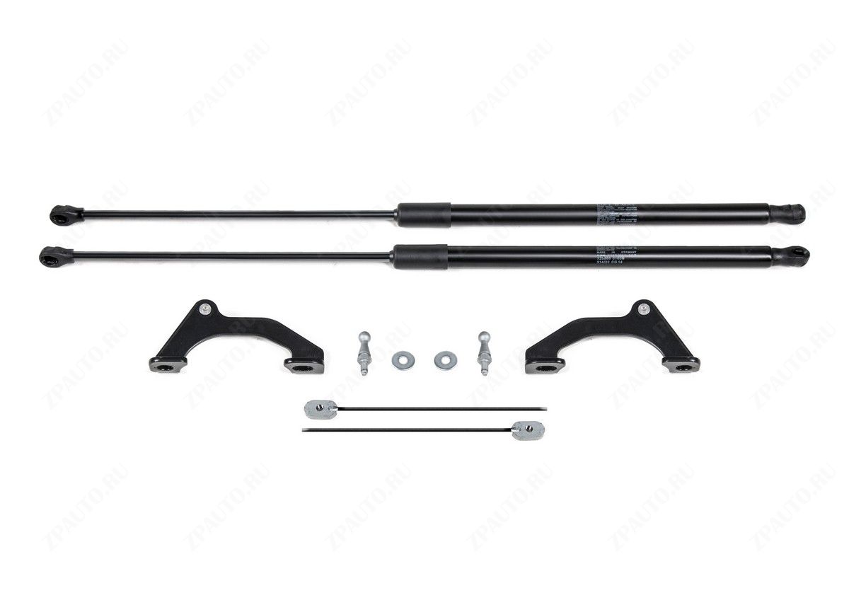 Амортизаторы капота АвтоУПОР (2 шт.) Hyundai Bayon (2021-), Rival, арт. UHYBAY011