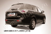 Уголки d57 Mitsubishi Outlander (2012-2015) Black Edition, Slitkoff, арт. MOUT13-012BE