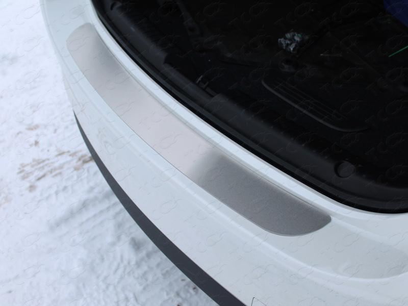 Накладка на задний бампер (лист шлифованный) для автомобиля Mazda 6 2015-