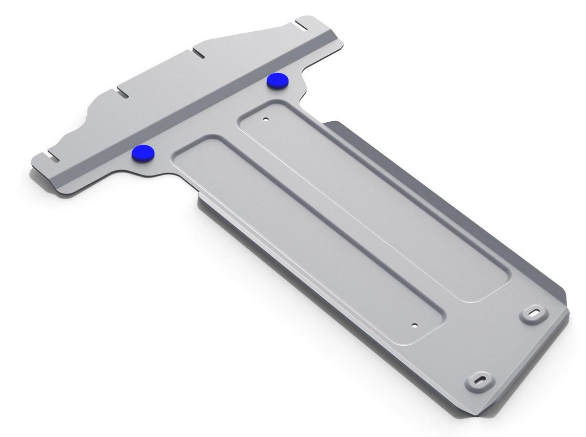 Защита КПП Rival для Jaguar F-Pace 4WD 2016-н.в., штампованная, алюминий 3 мм, с крепежом, 333.2605.1