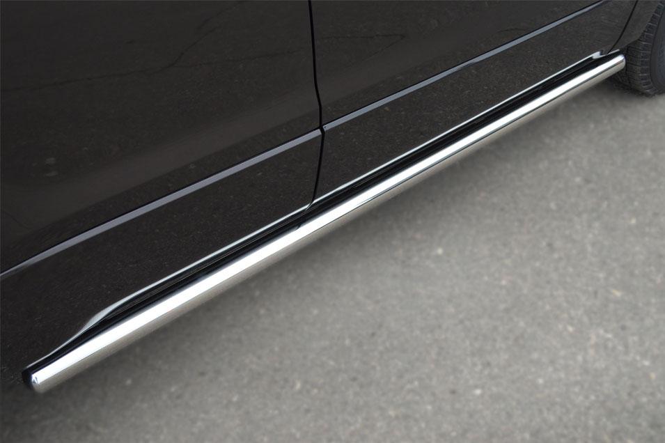 Пороги труба d57 вариант 3 для Suzuki Grand Vitara 5d 2012, Slitkoff SVT-0010943