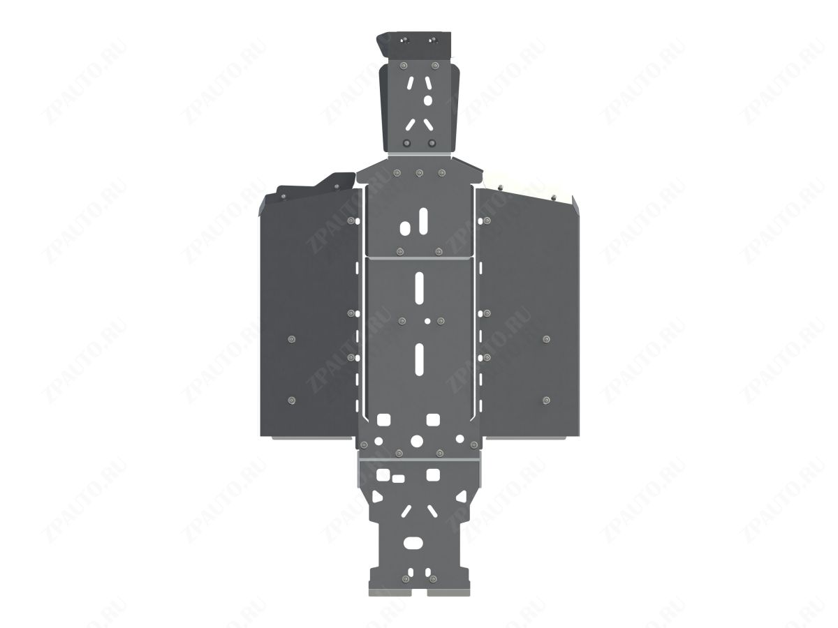 Защита днища для YAMAHA Viking  2014-16, алюминий 4 мм, STORM, арт. 2538