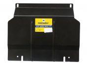 Защита двигателя, кпп, радиатора, пер. дифф. стальная Motodor для Mitsubishi Pajero Sport 2008-2011 (2 мм, сталь), 01331