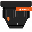 Защита  картера и КПП Mazda 626 (GF) 2WD 1997-2002 V-all кроме 2,5D и 2,5V6 , ALFeco, сталь 2мм, арт. ALF1315st