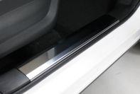 Накладки на пластиковые пороги (лист зеркальный) 4шт для автомобиля Chery Tiggo 7 PRO 2020 арт. CHERTIG7P20-12