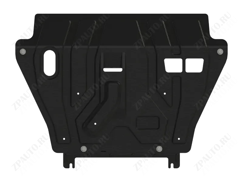 Защита картера и КПП для TOYOTA RAV 4  III  2005 - 2012 V-2,0; 2,2, Sheriff, сталь 2,0 мм, арт. 24.1876