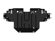 Защита радиатора для RENAULT Alaskan  2017-, V-2,3 DSi  AT AWD, Sheriff, сталь 2,5 мм, арт. 18.3865