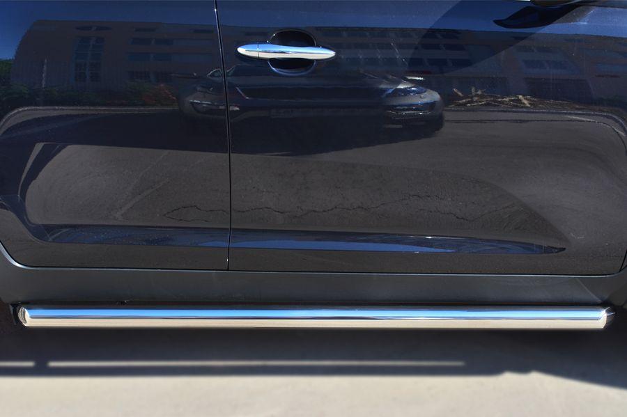 Пороги труба d57 вариант 1 для KIA Sportage 2010-2015, Slitkoff KSGT-001670