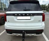 Защита заднего бампера двойная с перемычками для автомобиля Haval H5 2024 арт. HVH5.24.25