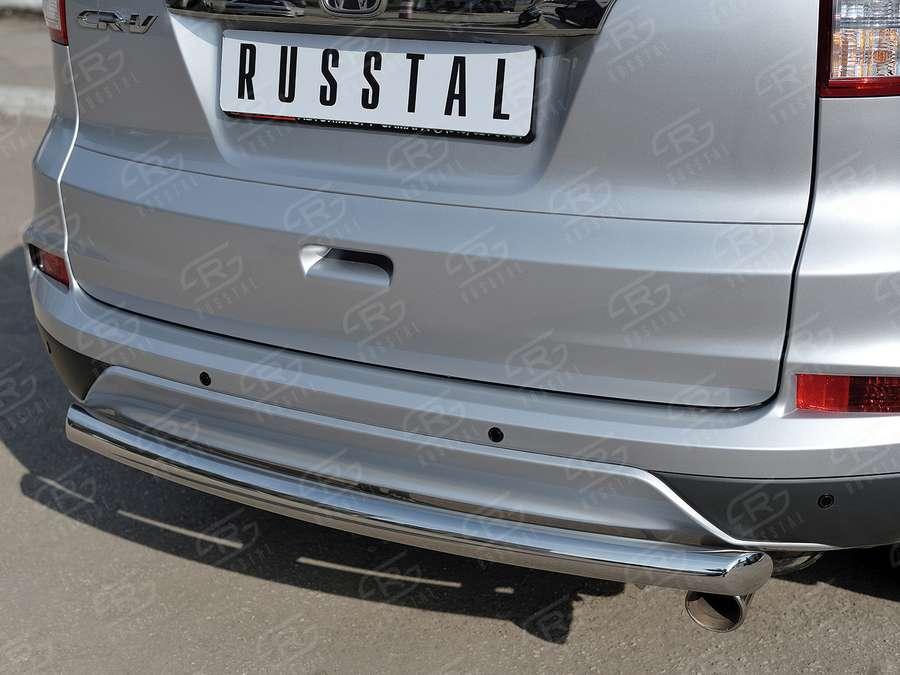Защита заднего бампера d57 Honda CR-V 2015 2.0, Slitkoff HCRZ-002226