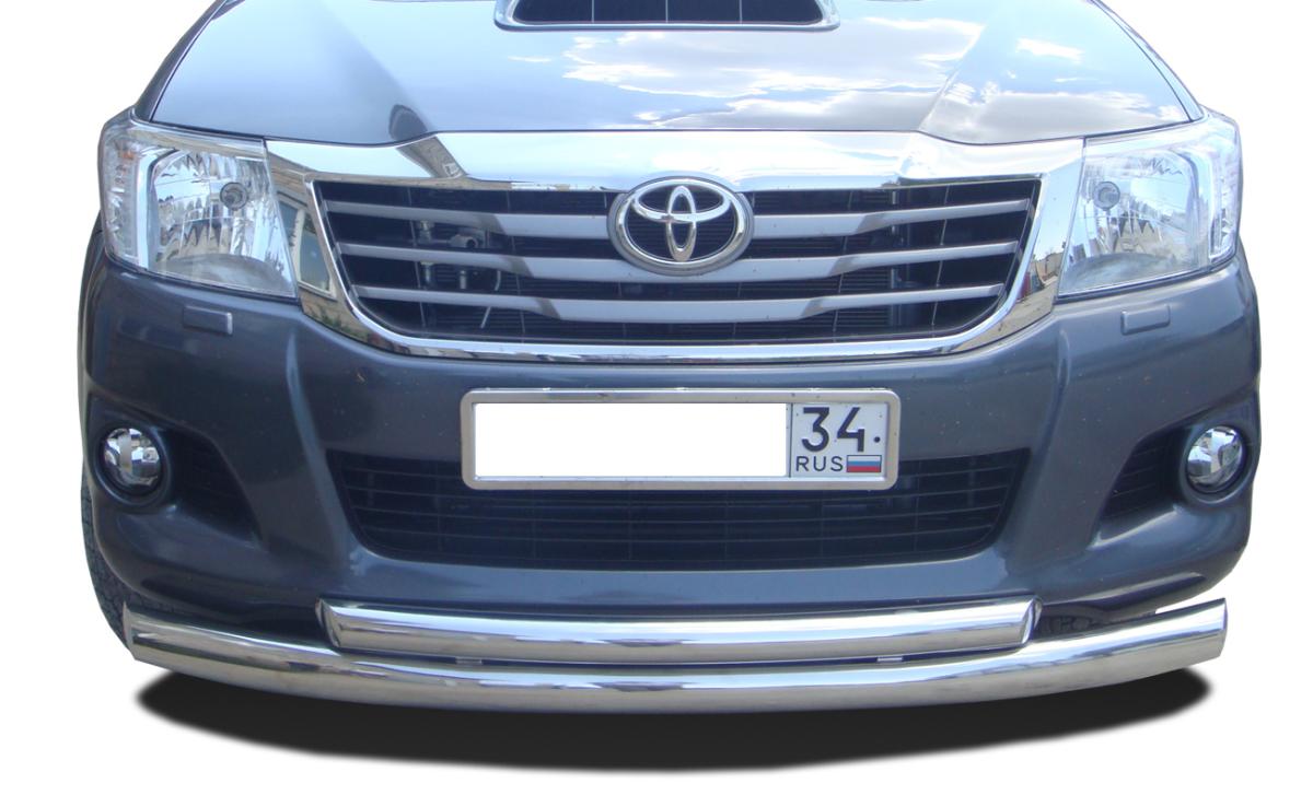 Защита переднего бампера для автомобиля TOYOTA Hilux  2011. THL.11.03, Россия